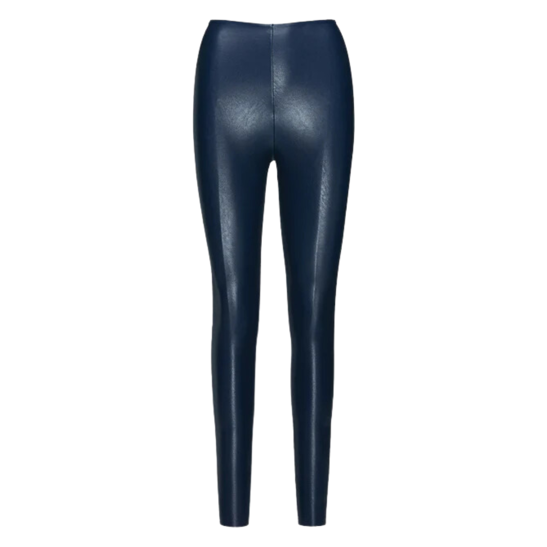 Commando Faux Leather Legging Navy