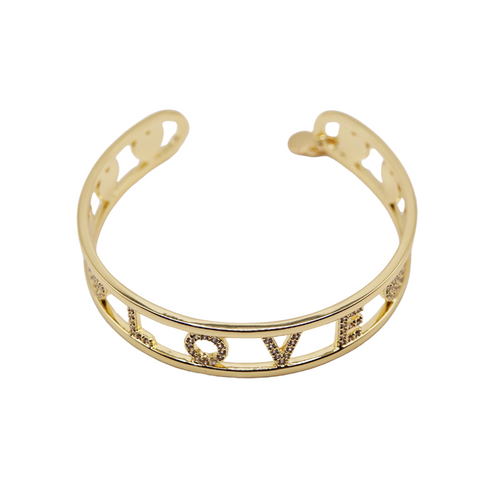 Caryn Lawn Love CZ Cuff