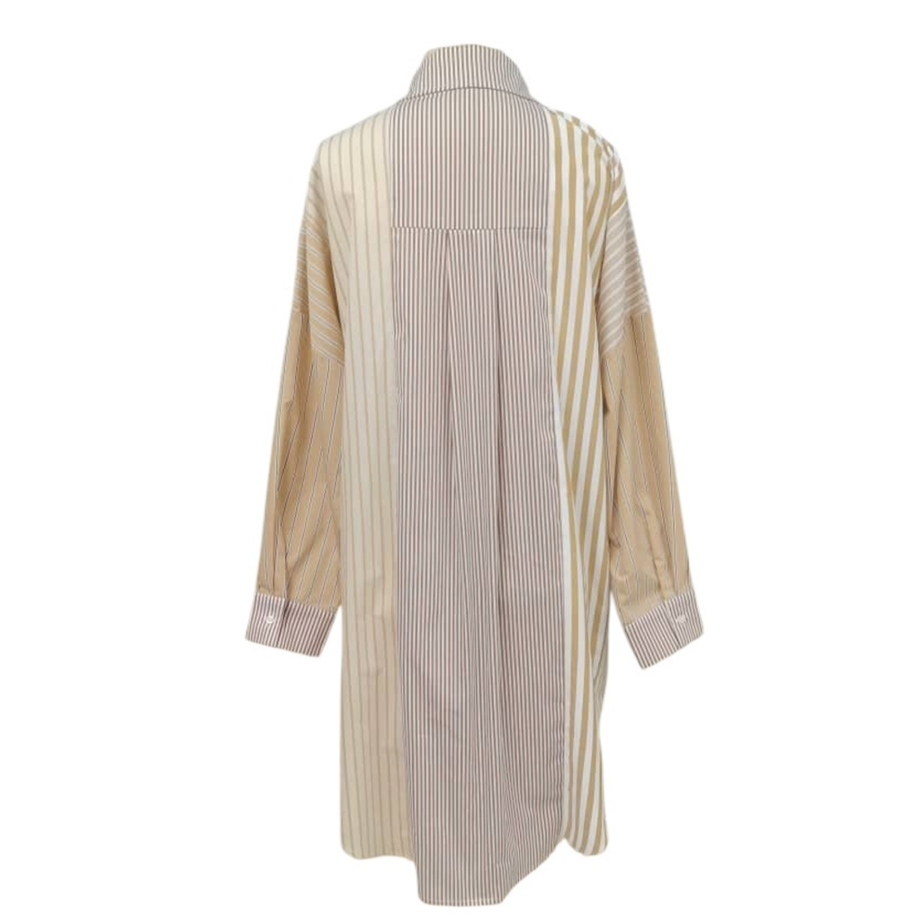 Caryn Lawn Preppy Patchwork Khaki