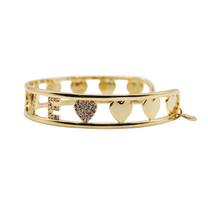 Caryn Lawn Love CZ Cuff