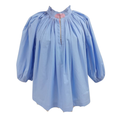 Caryn Lawn Camille Top Blue