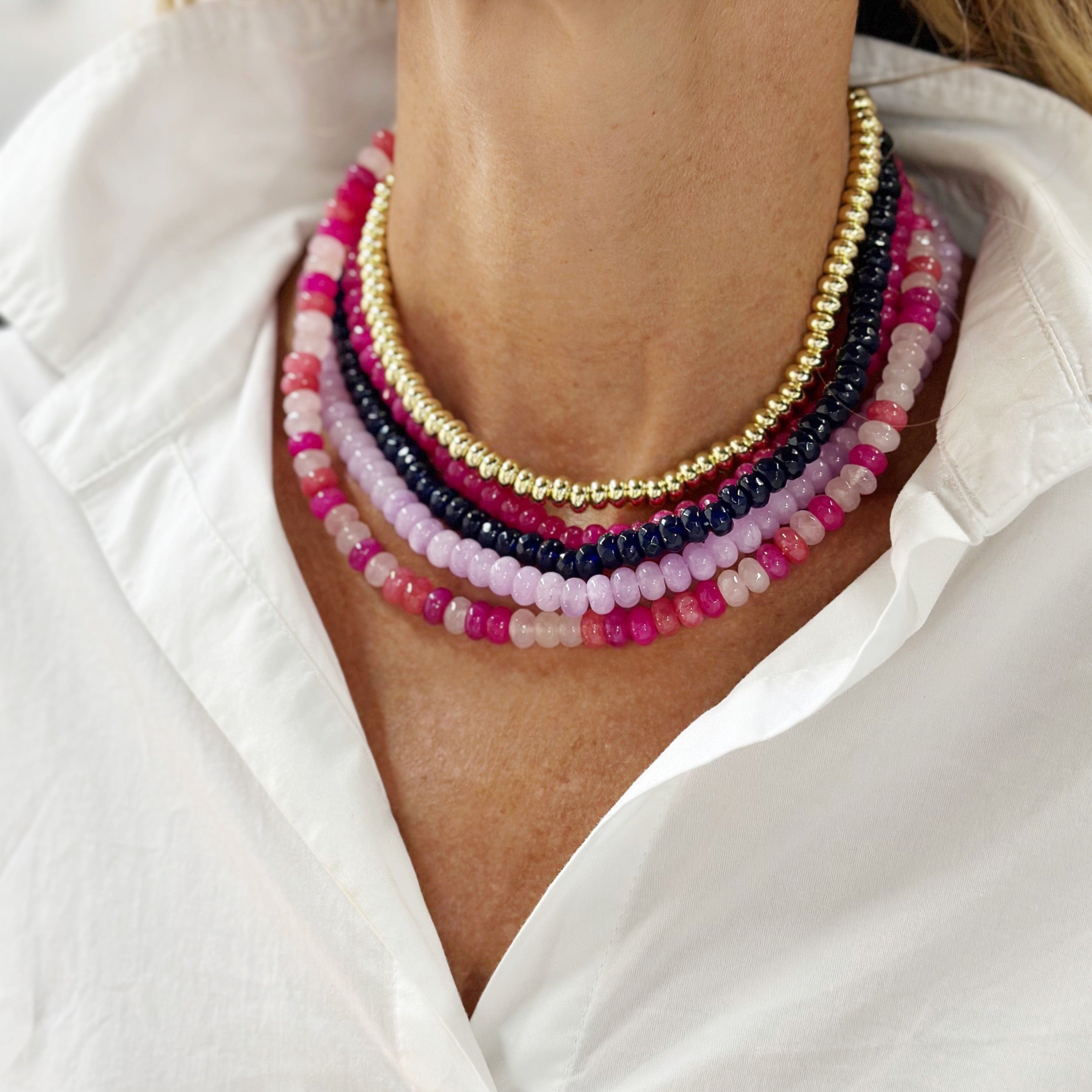 Caryn Lawn Palermo Necklace Lavender