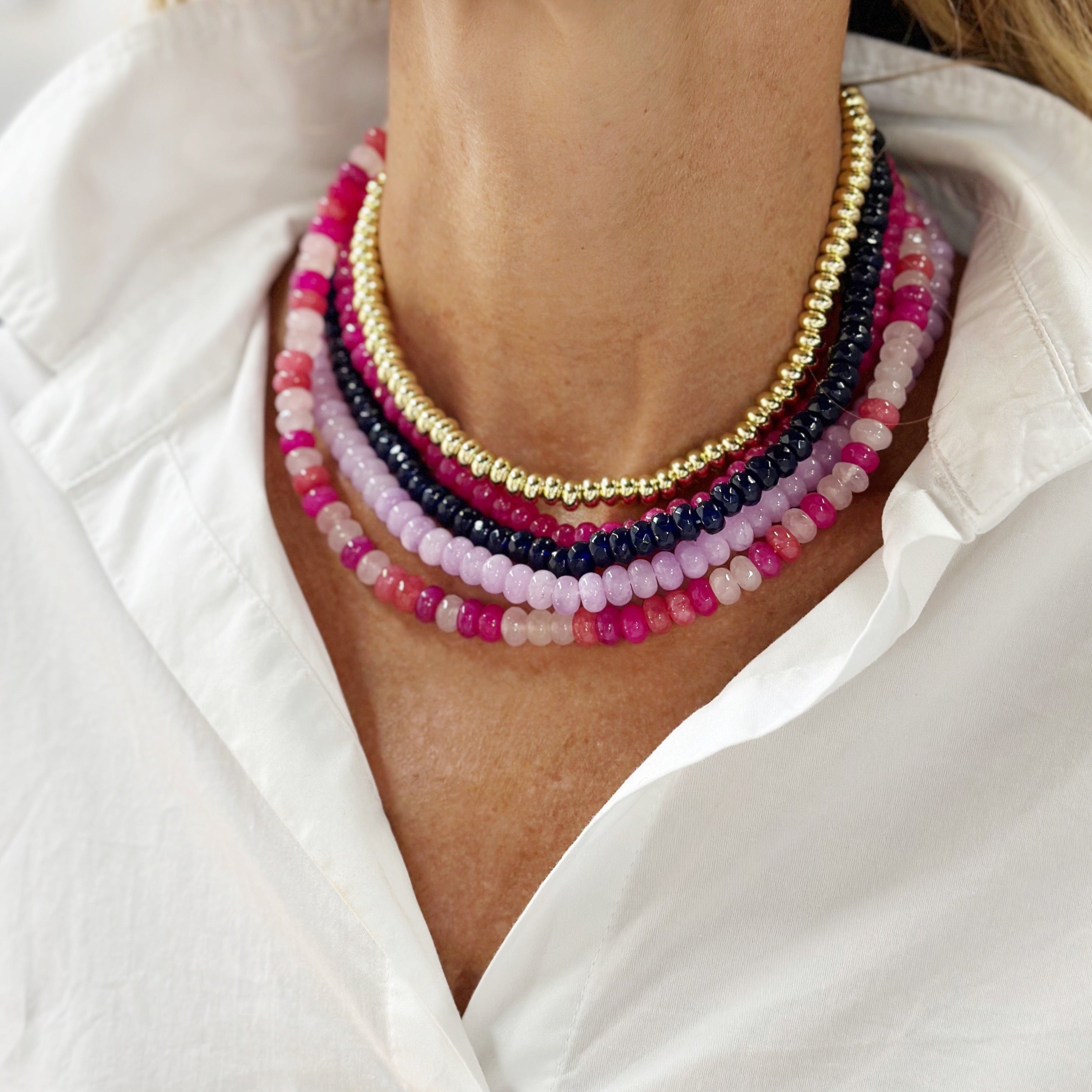 Caryn Lawn Palermo Necklace Midnight