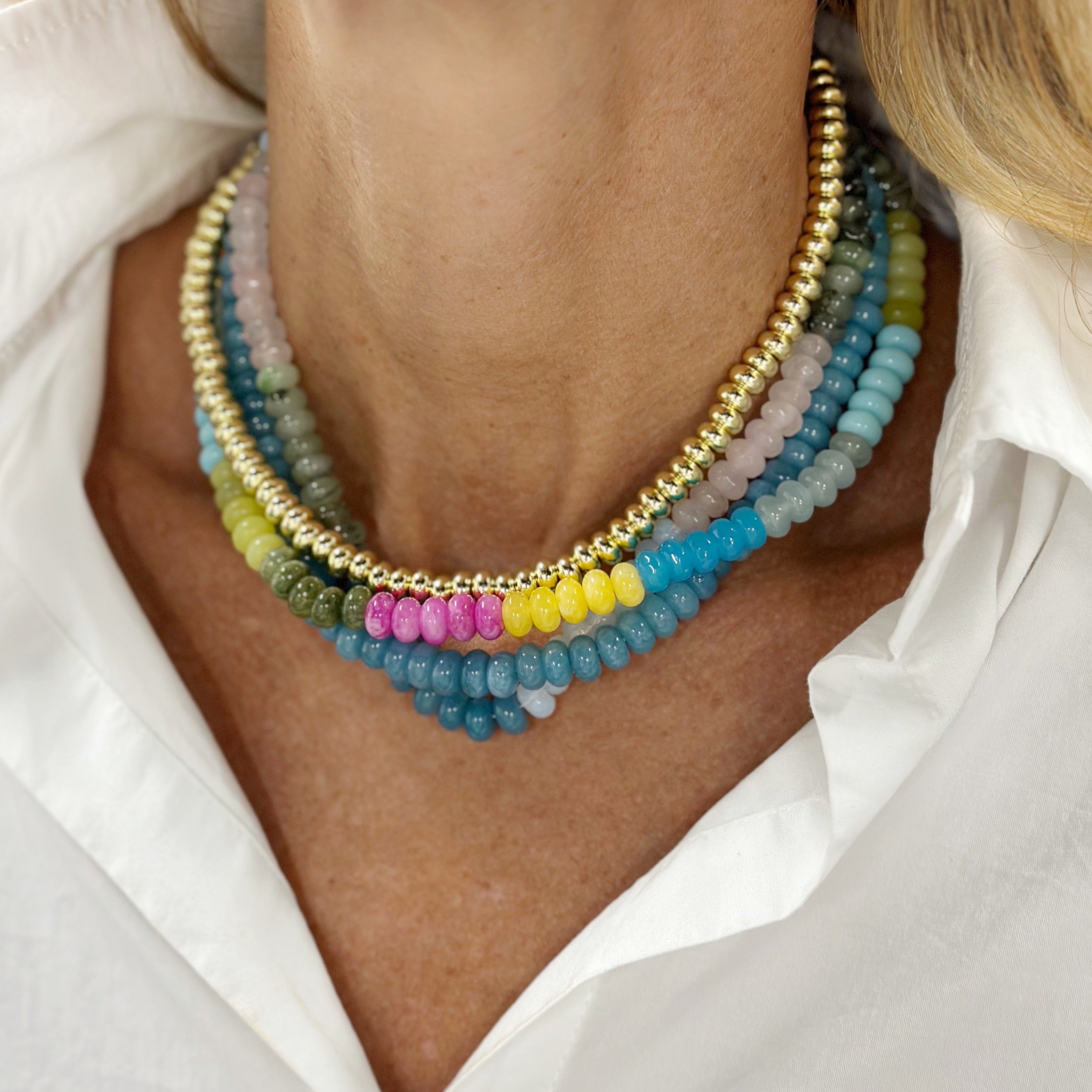 Caryn Lawn Palermo Necklace Gold