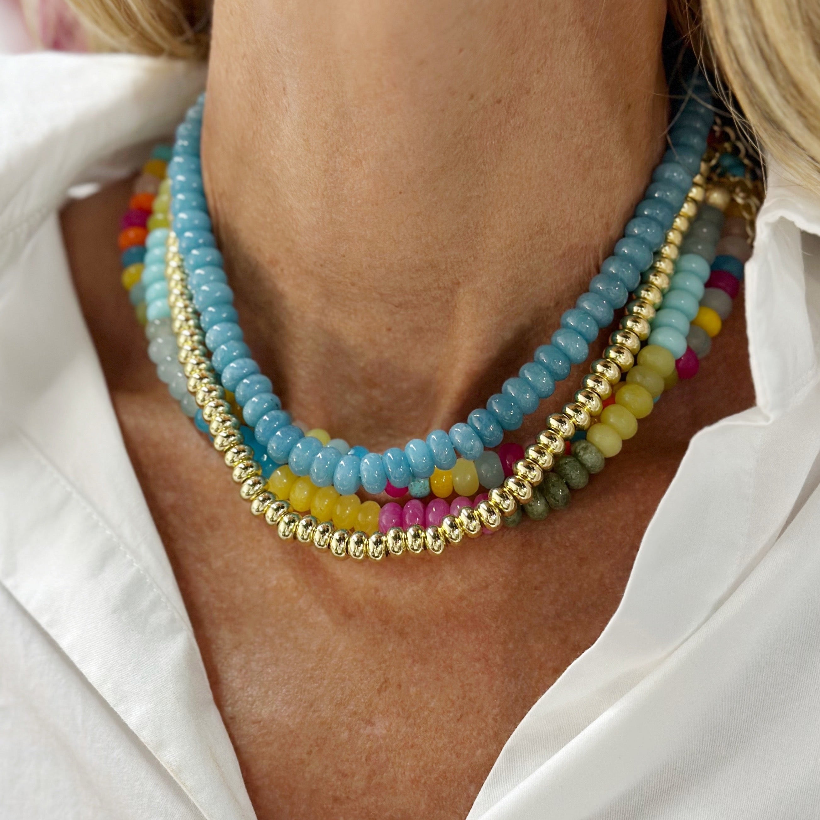 Caryn Lawn Palermo Necklace Gold