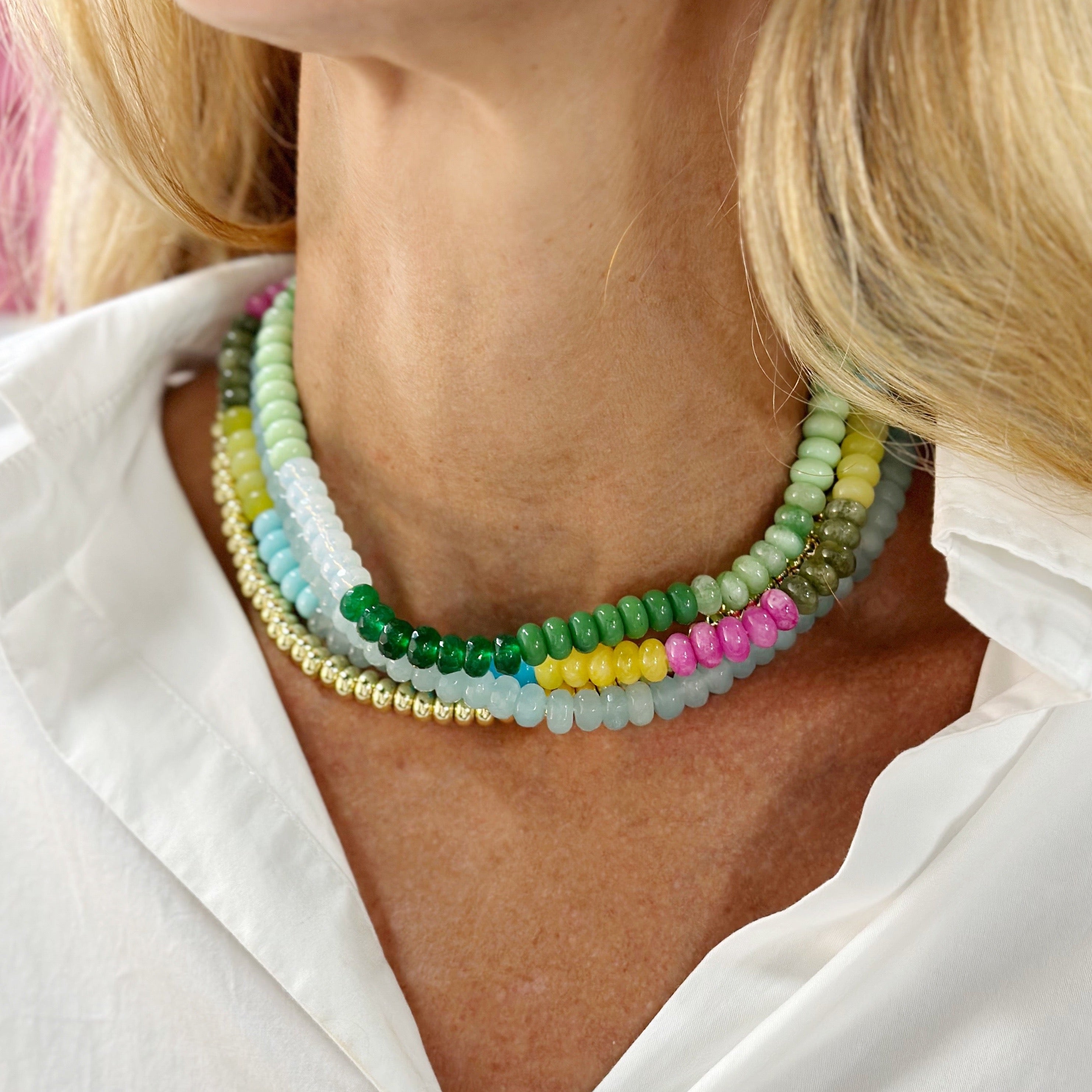 Caryn Lawn Palermo Necklace Gold
