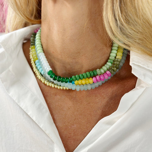 Palermo Necklace Greens