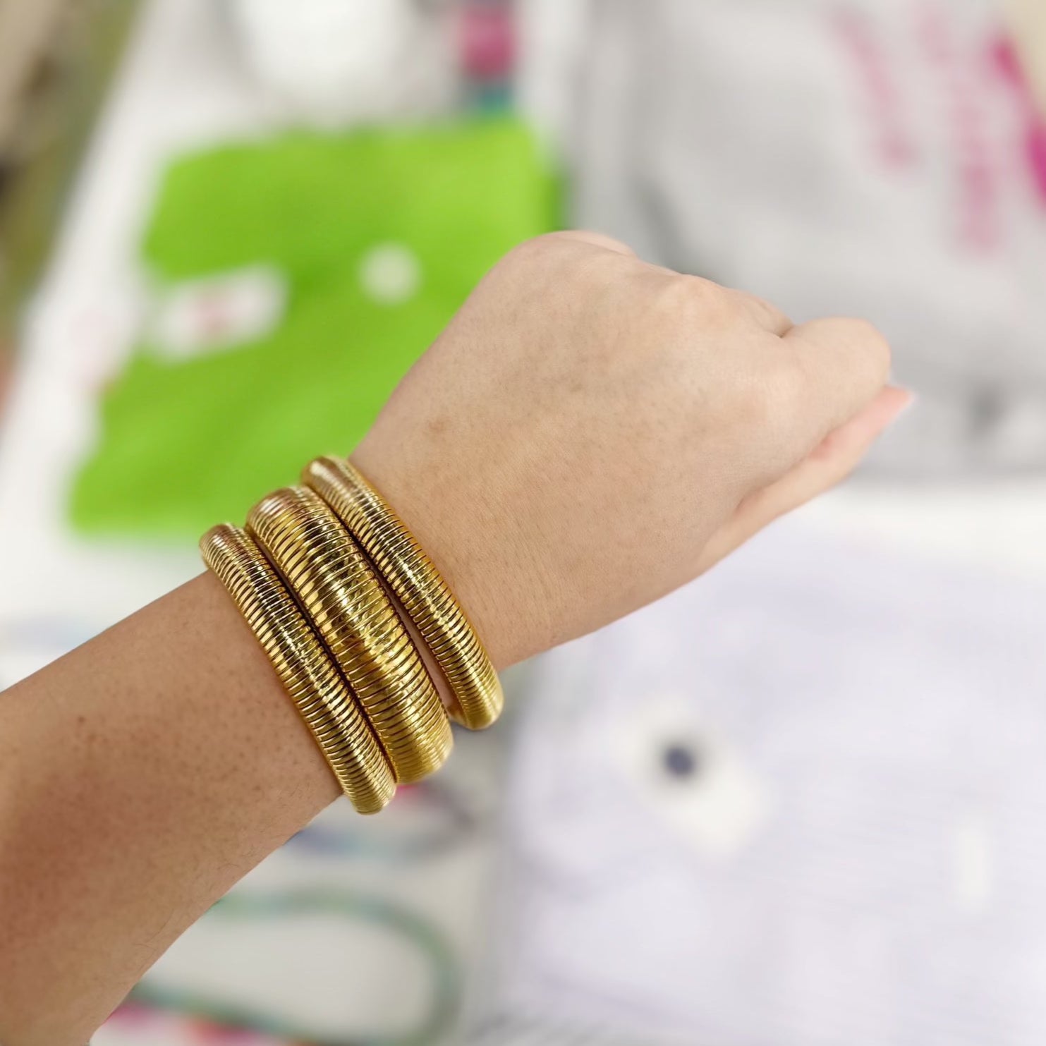 Caryn Lawn Single Gold Bacelet Small