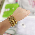 Caryn Lawn Single Gold Bacelet Large