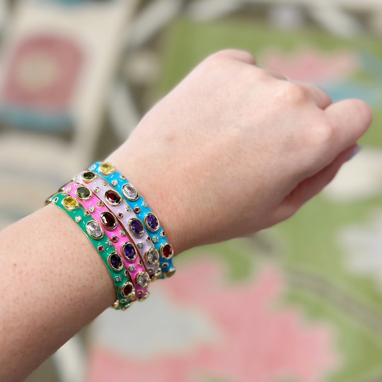 Caryn Lawn Samara Cuff Pink