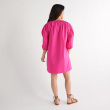 Load image into Gallery viewer, Caryn Lawn Asher Dress Fuchsia