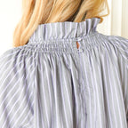 Caryn Lawn Brooke Top Gray and Lavender
