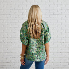 Load image into Gallery viewer, Caryn Lawn Cami Jacquard Top Ivy