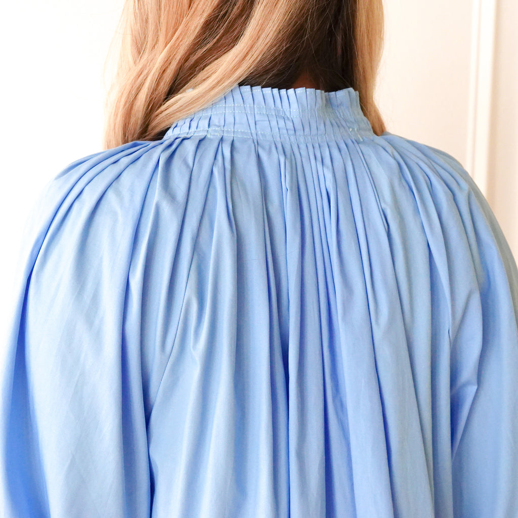 Caryn Lawn Camille Top Powder Blue and Blue