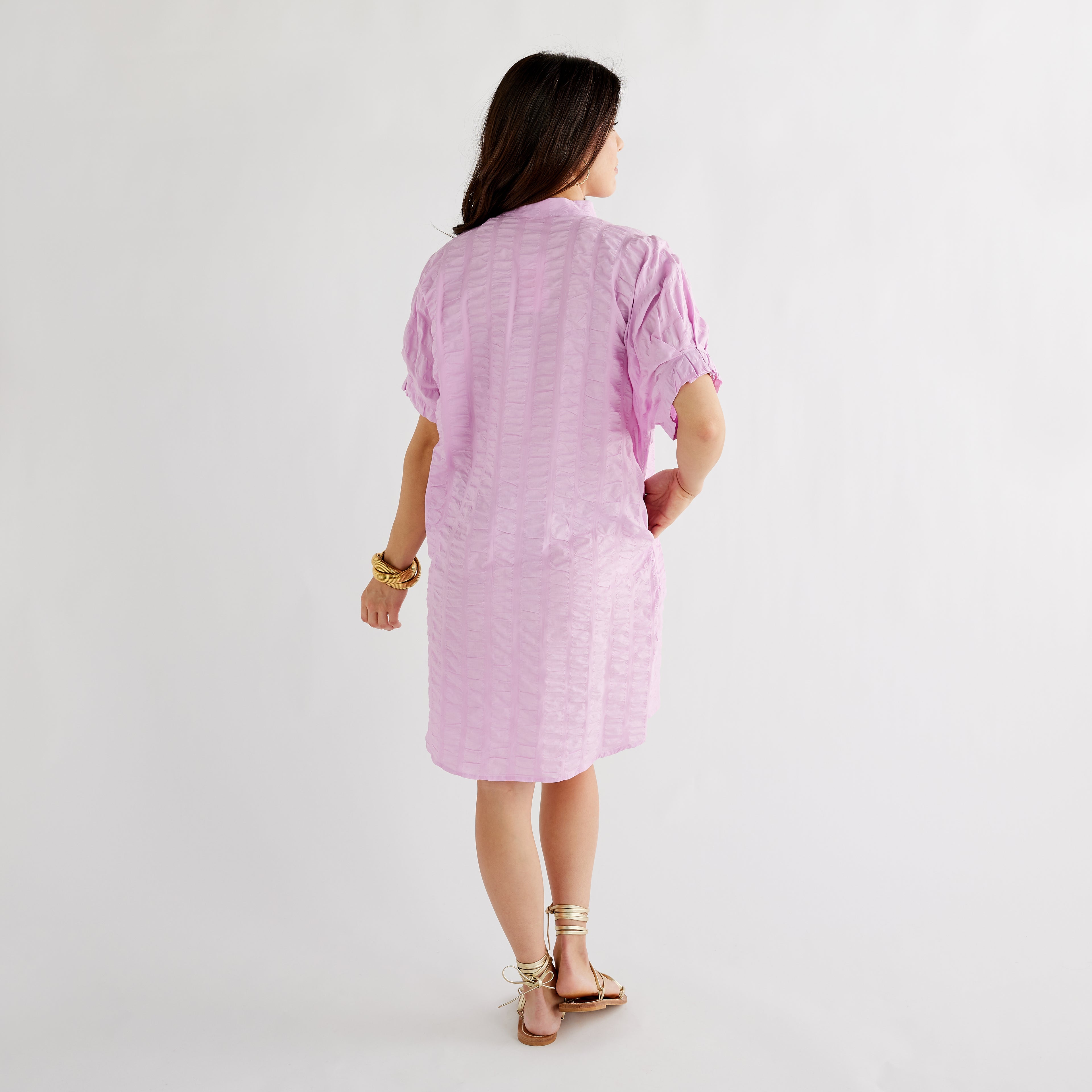 Caryn Lawn Caroline Dress Lilac