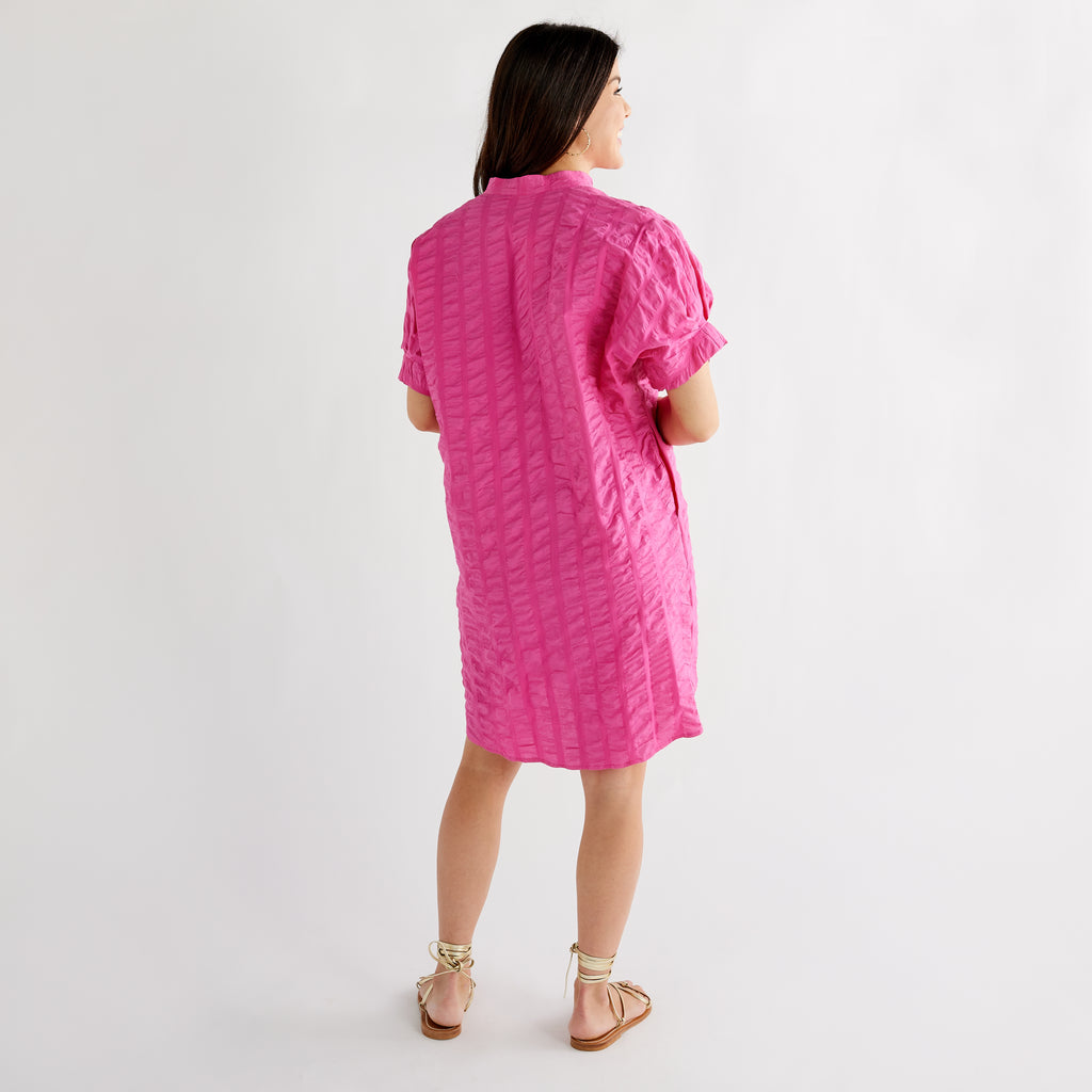 Caryn Lawn Caroline Dress Rose