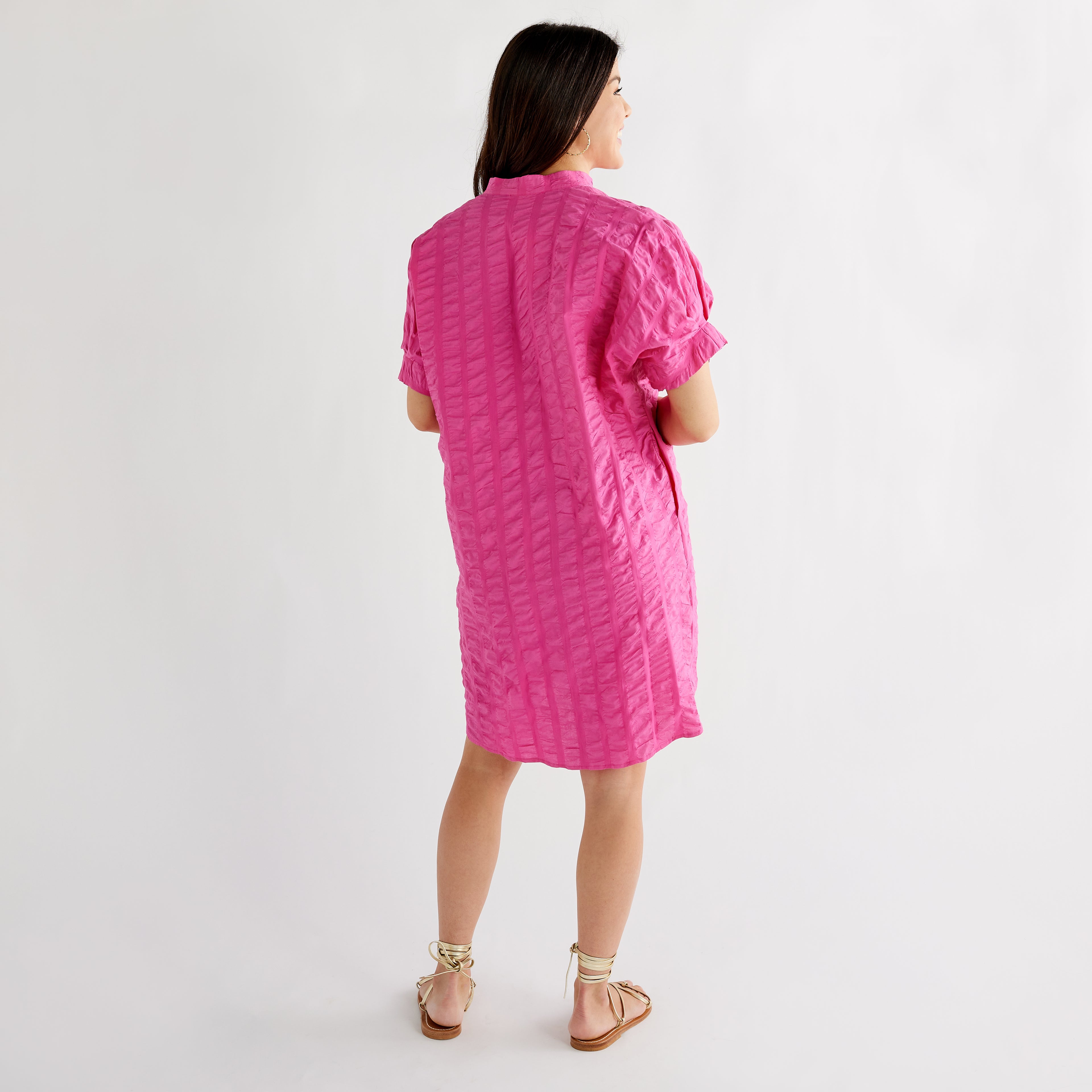 Caryn Lawn Caroline Dress Rose