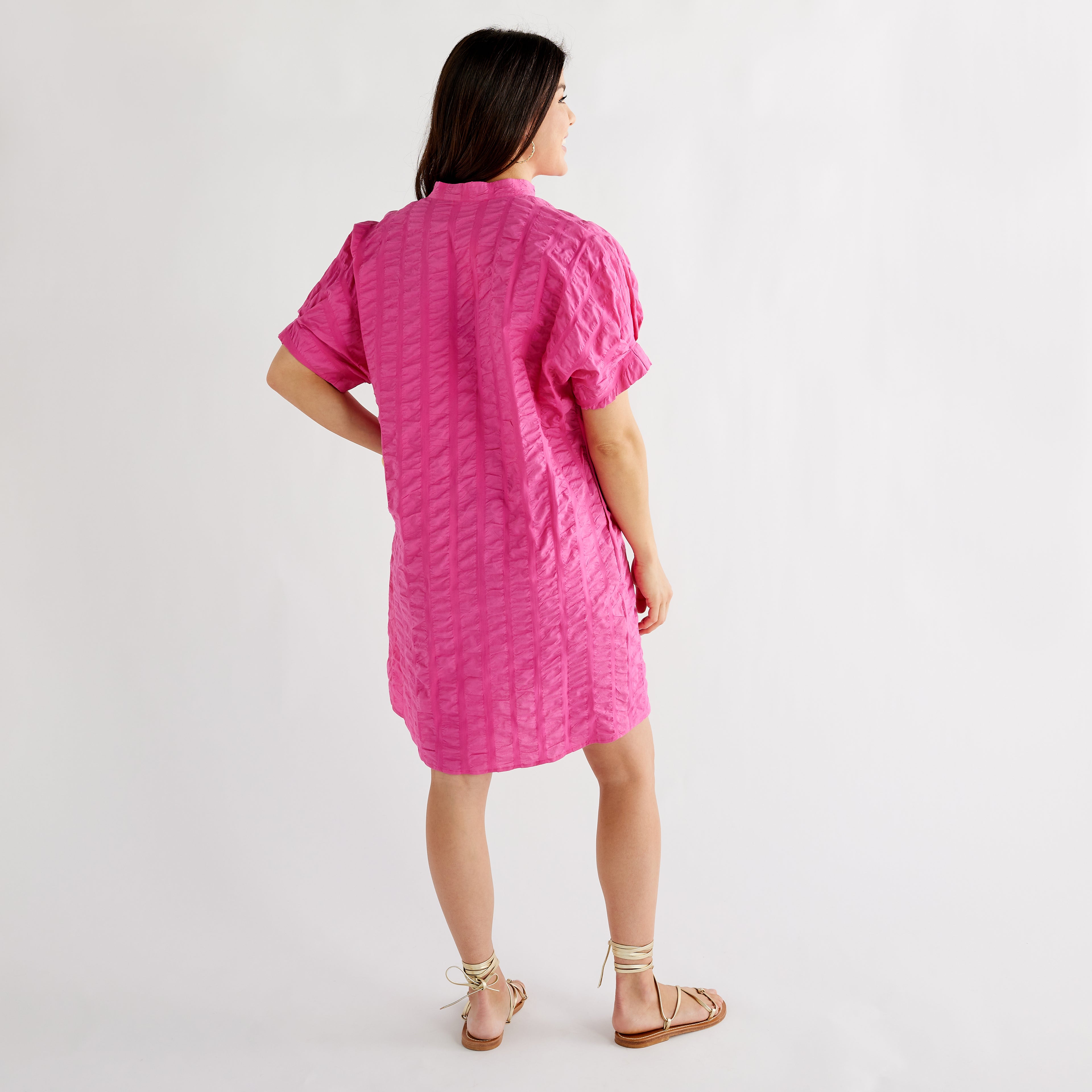 Caryn Lawn Caroline Dress Rose