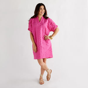 Caryn Lawn Caroline Dress Rose