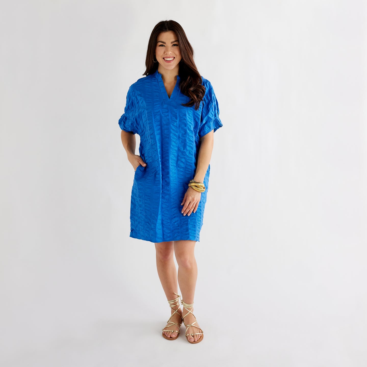 Caryn Lawn Caroline Dress Royal