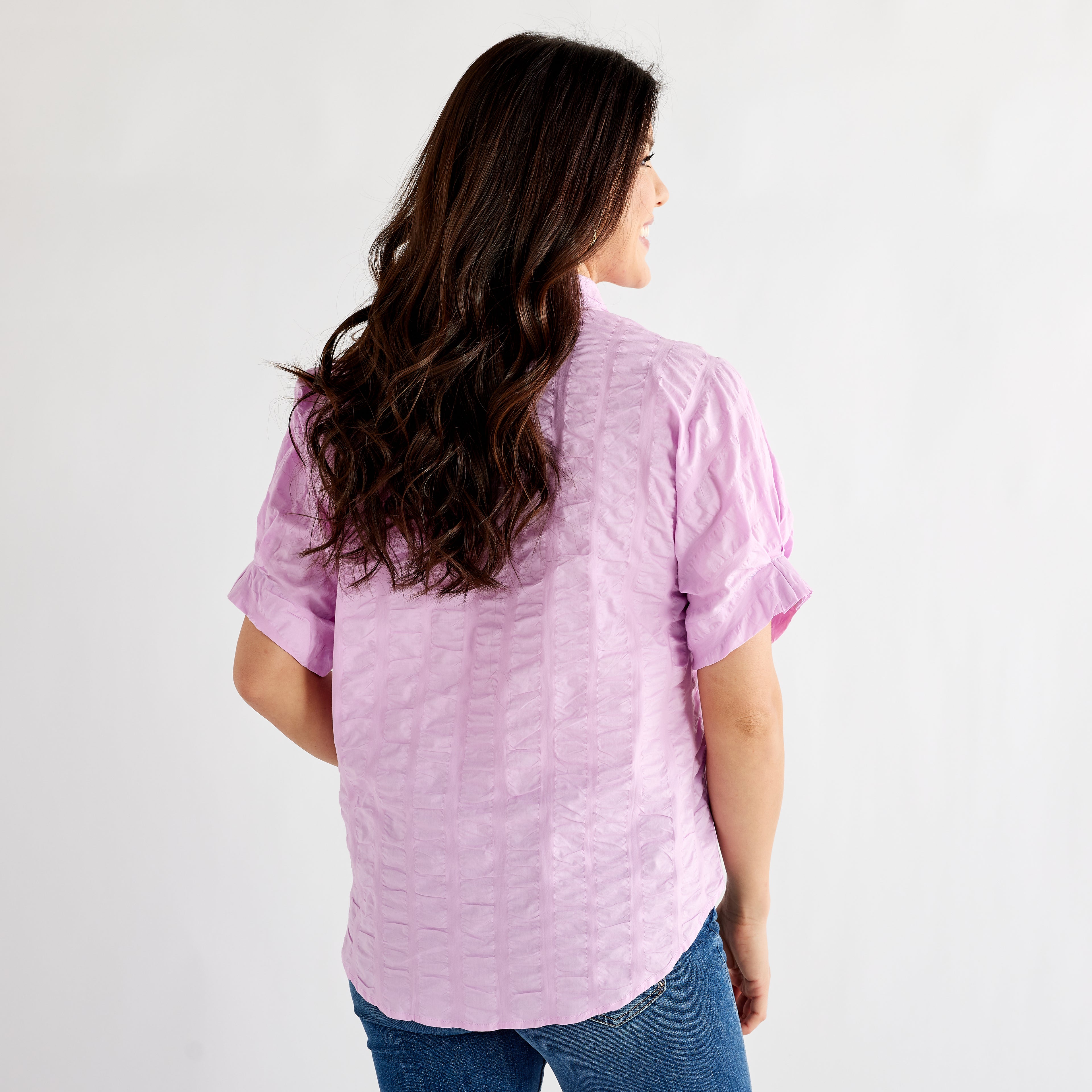 Caryn Lawn Caroline Top Lilac
