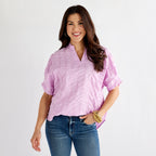 Caryn Lawn Caroline Top Lilac