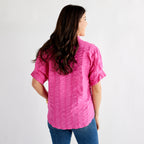 Caryn Lawn Caroline Top Rose