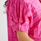 Caryn Lawn Caroline Top Rose