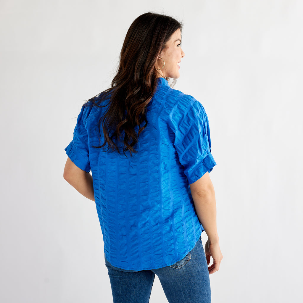 Caryn Lawn Caroline Top Royal