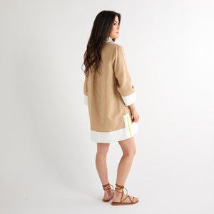 Caryn Lawn Carrie Dress Khaki