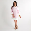 Caryn Lawn Carrie Dress Pink Stripe