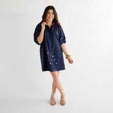 Load image into Gallery viewer, Celia Dress Navy Sequin
