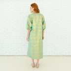 Caryn Lawn Coco Jacquard Lime