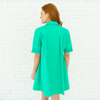 Caryn Lawn Penny Dress Green