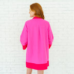 Caryn Lawn Carrie Dress Short Pink