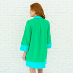 Caryn Lawn Carrie Dress Short Green