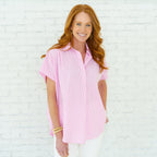 Kelly Top Pink Stripe