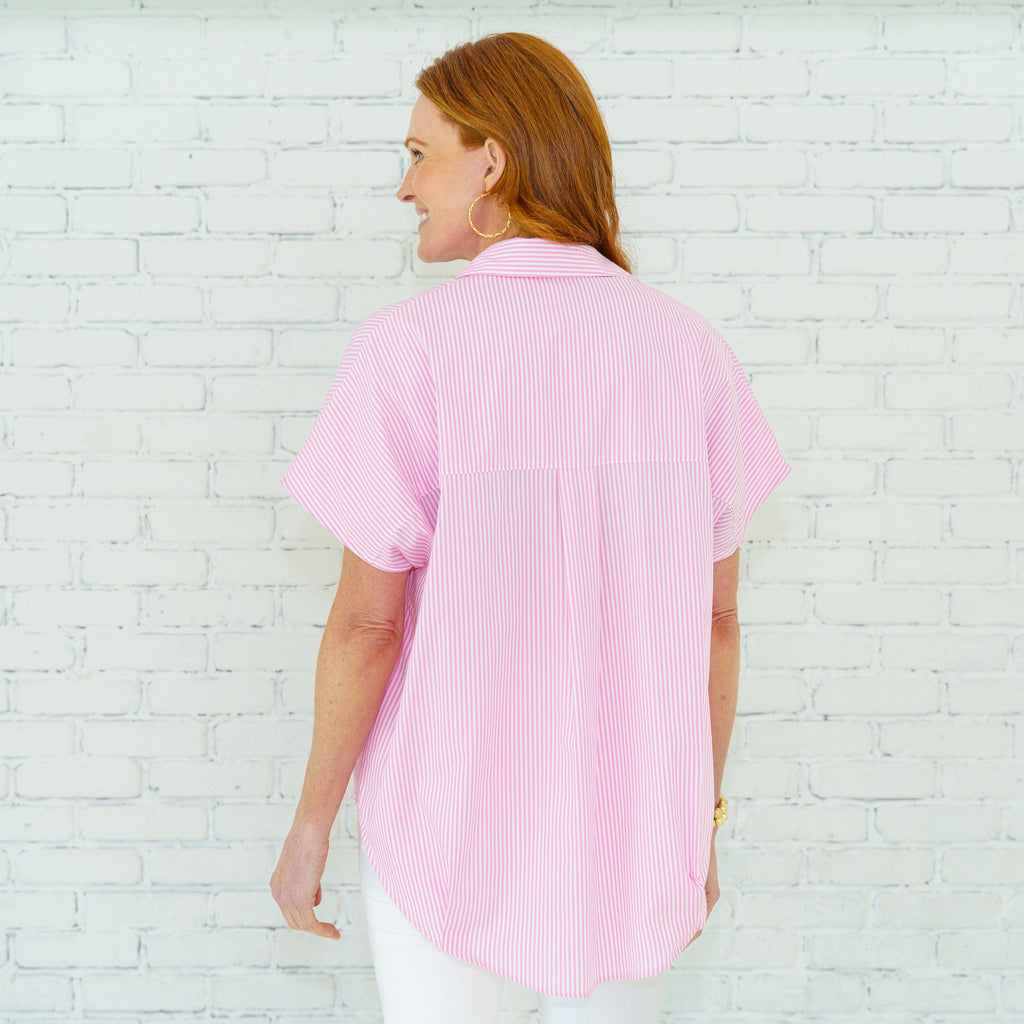 Kelly Top Pink Stripe