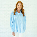 Caryn Lawn Miriam Top Wedgewood