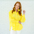 Caryn Lawn Miriam Top Yellow
