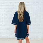 Caryn Lawn Shelby Dress Navy