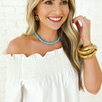 Caryn Lawn Polly Dress White