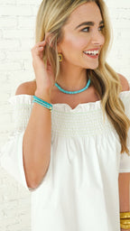 Caryn Lawn Polly Dress White