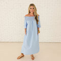 Caryn Lawn Polly Dress Blue