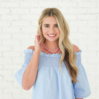 Caryn Lawn Polly Dress Blue