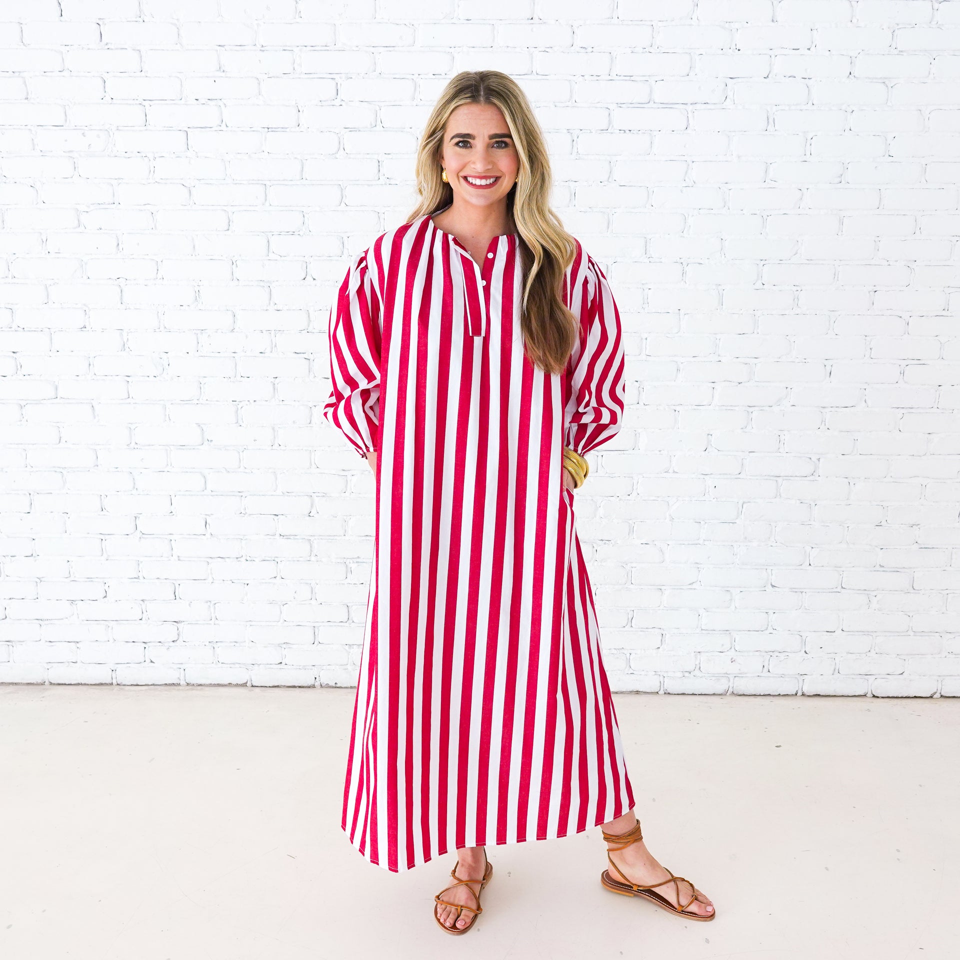 Cabana Dress Red Stripe Cabana Dress Red Stripe