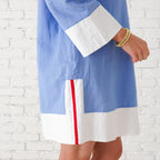Caryn Lawn Carrie Dress Powder Blue