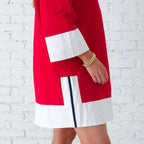 Caryn Lawn Carrie Dress Red