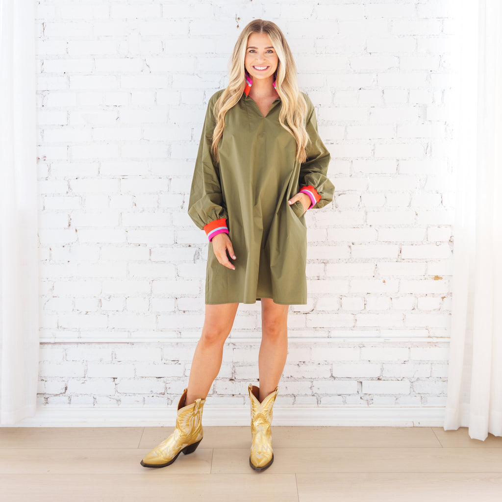 Reece Dress Olive