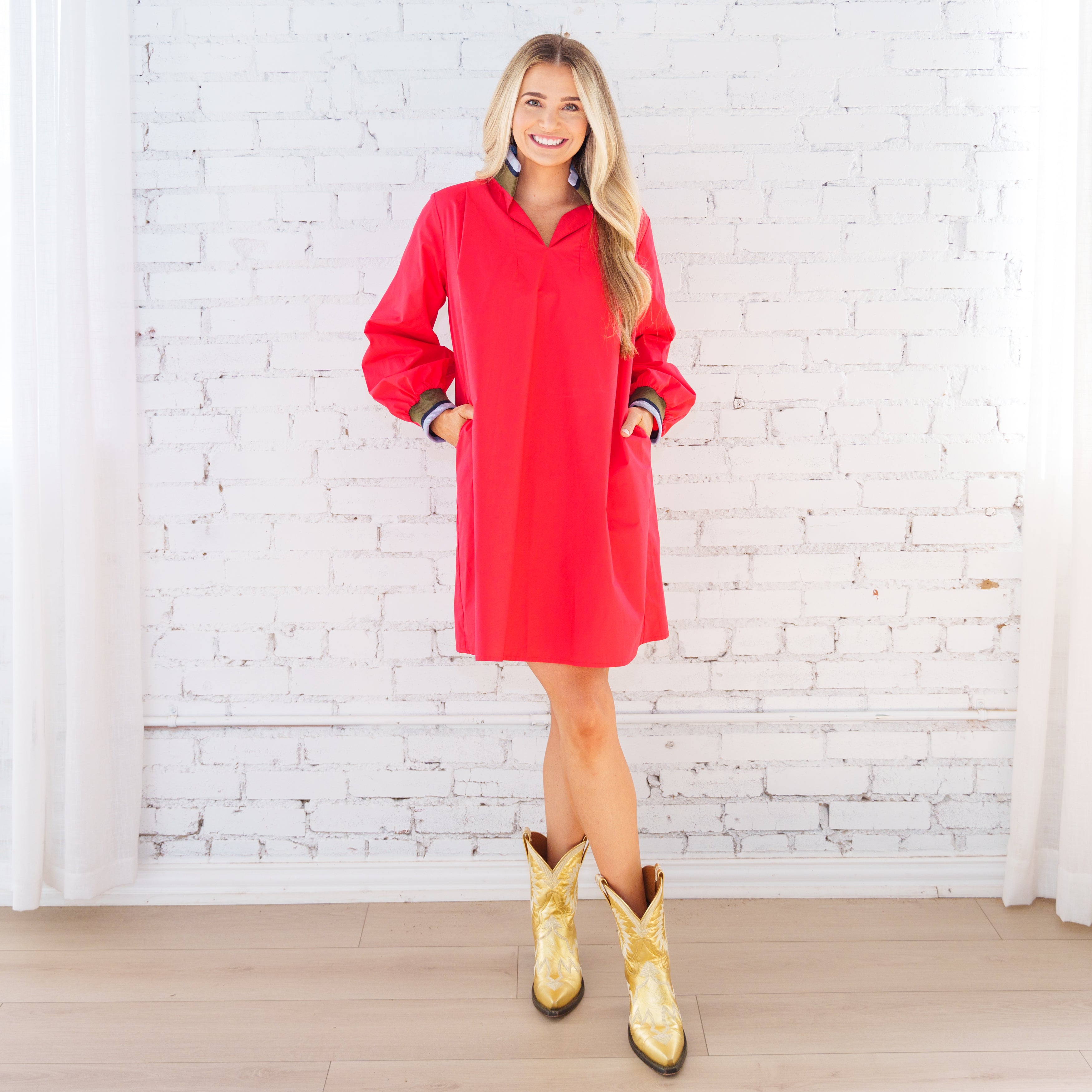 Reece Dress Red